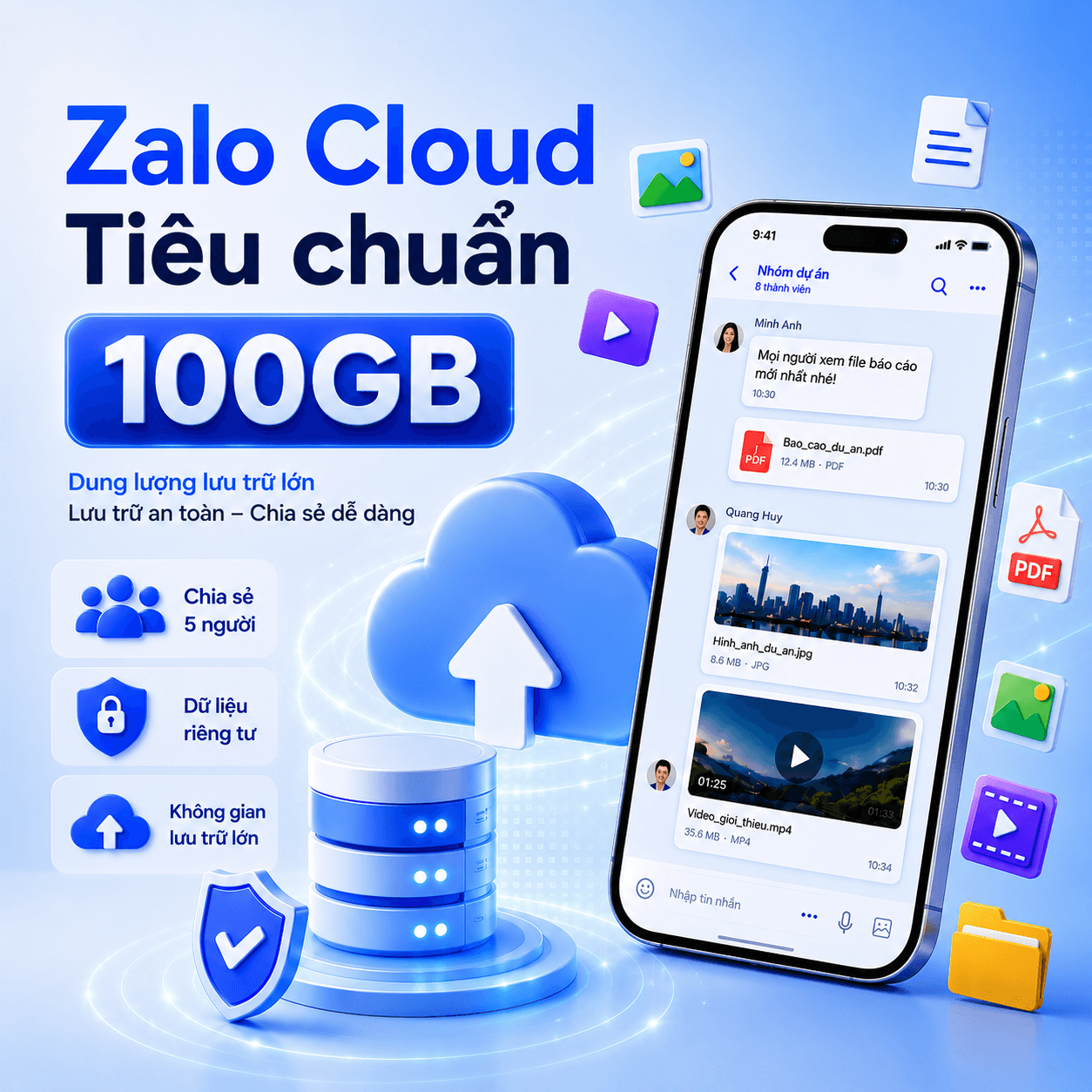 zCloud Tiêu Chuẩn - 100GB
