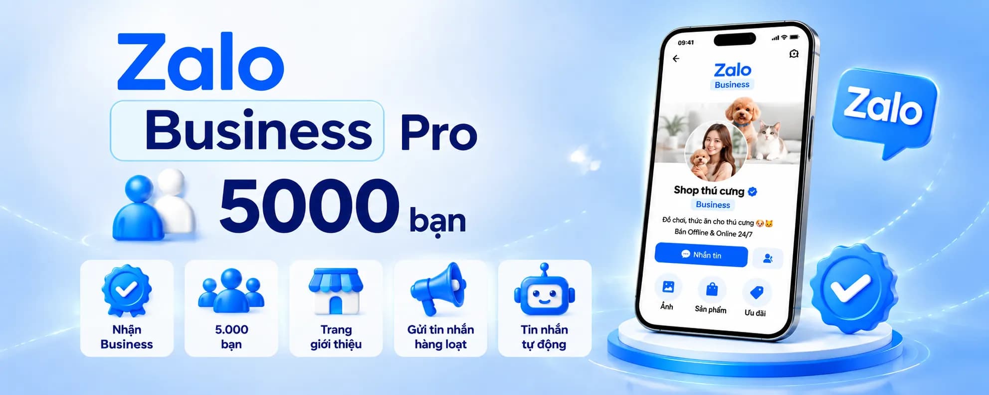 Zalo Business Pro - 5.000 Bạn