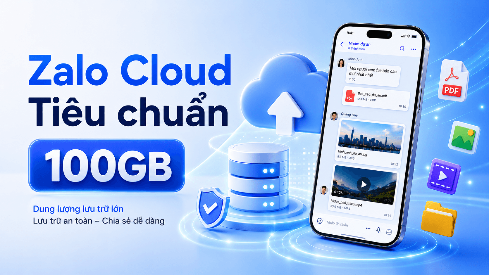 zCloud Tiêu Chuẩn - 100GB